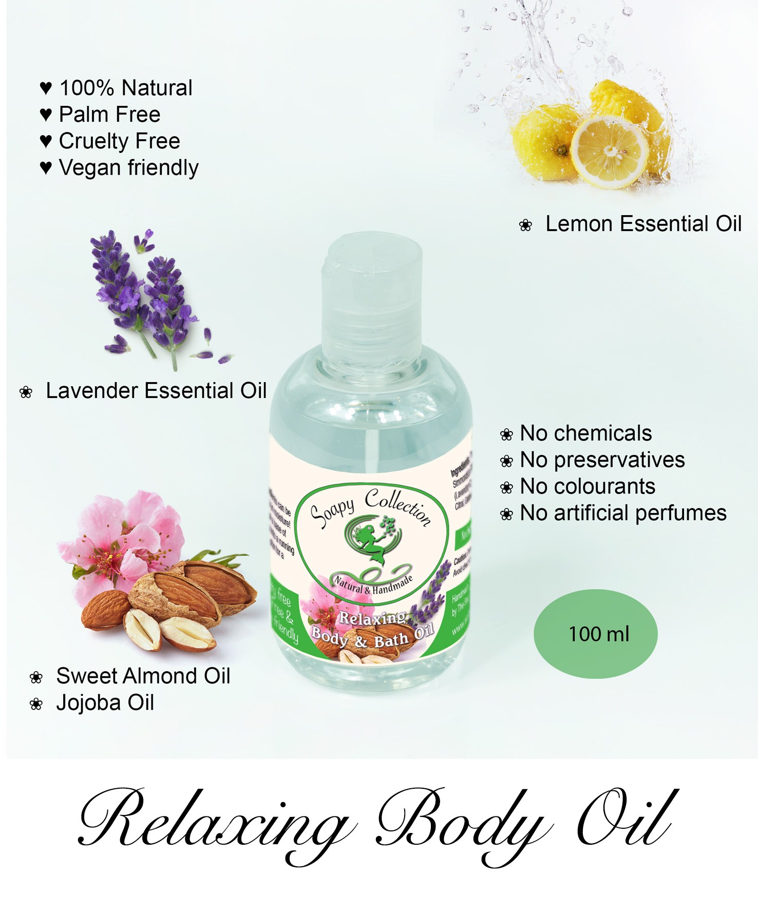 Relaxing Body & Bath Oil - Soapy Collection